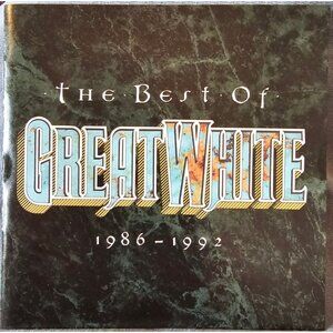 Best Of Great White 1986-1992 CD Classic Rock Hits 1993 Capitol Records 37788cd
